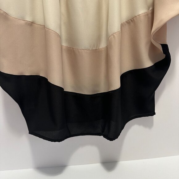 LOFT Women's Polyester Batwing Multi-Color Striped Blouse; Size: S (Small) - Picture 4 of 5